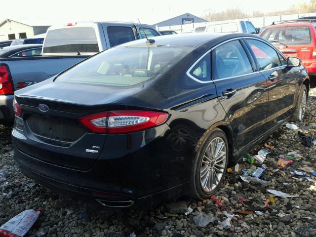 3FA6P0T97GR127862 - 2016 FORD FUSION SE BLACK photo 4