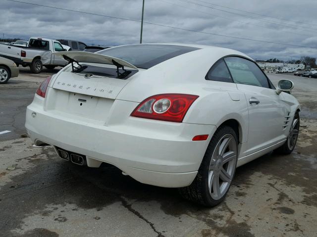 1C3AN69L55X034315 - 2005 CHRYSLER CROSSFIRE WHITE photo 4