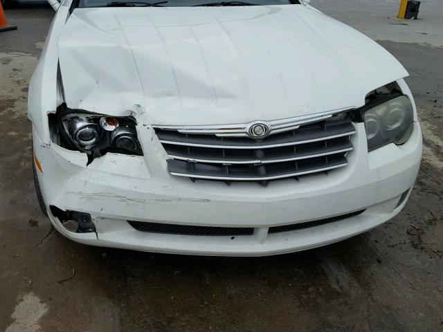 1C3AN69L55X034315 - 2005 CHRYSLER CROSSFIRE WHITE photo 9