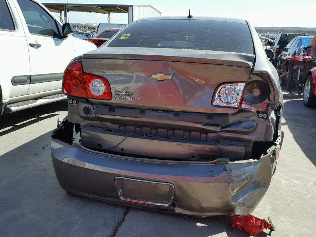 1G1ZC5E18BF364222 - 2011 CHEVROLET MALIBU 1LT 灰色 照片 9