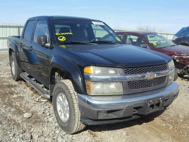 1GCDT136558261096 - 2005 CHEVROLET COLORADO BLACK photo 1