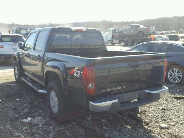 1GCDT136558261096 - 2005 CHEVROLET COLORADO BLACK photo 3