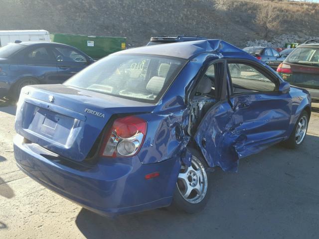 KL5JD56Z78K976908 - 2008 SUZUKI FORENZA BA BLUE photo 4