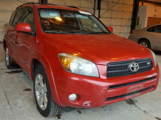 JTMBK32V675019629 - 2007 TOYOTA RAV4 SPORT RED photo 1