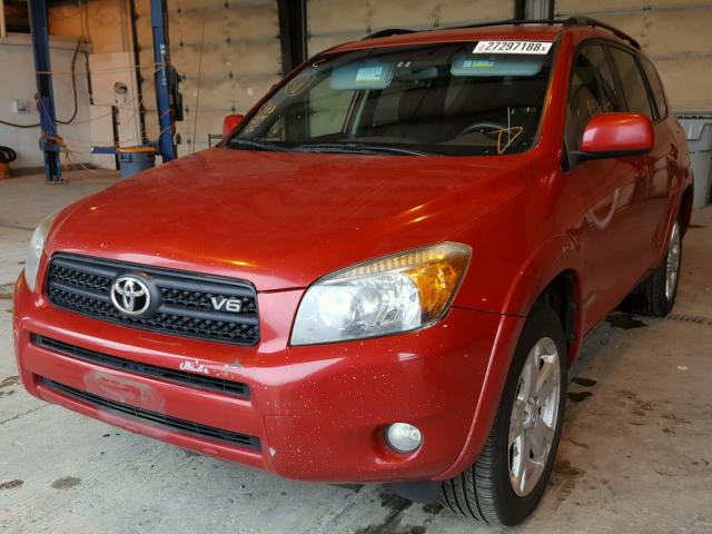 JTMBK32V675019629 - 2007 TOYOTA RAV4 SPORT RED photo 2