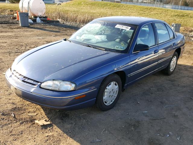 2G1WL52M2T1189914 - 1996 CHEVROLET LUMINA BLUE photo 2