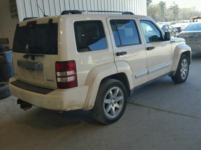 1J8GP58K38W173011 - 2008 JEEP LIBERTY LI WHITE photo 4