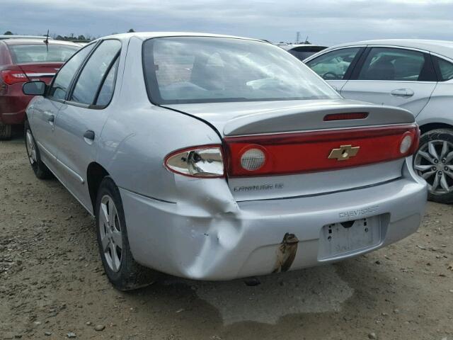 1G1JF52F547312399 - 2004 CHEVROLET CAVALIER L SILVER photo 3