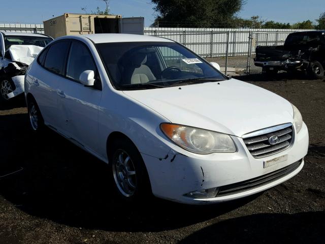 KMHDU46D97U038459 - 2007 HYUNDAI ELANTRA GL WHITE photo 1