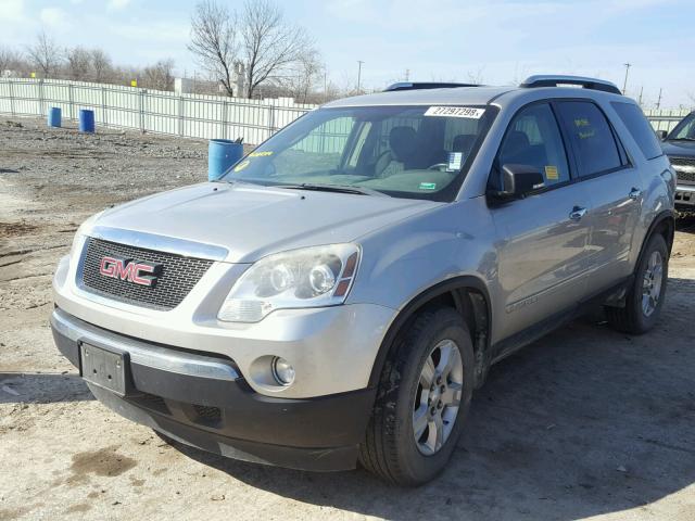 1GKEV13738J284319 - 2008 GMC ACADIA SLE SILVER photo 2