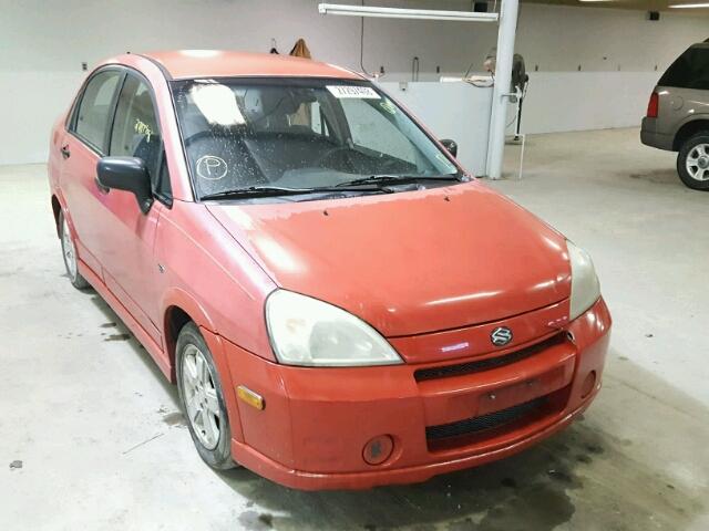 JS2RA41S225107039 - 2002 SUZUKI AERIO S RED photo 1