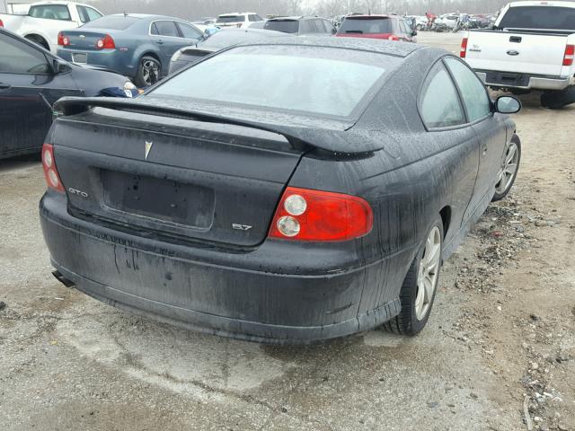 6G2VX12G74L214934 - 2004 PONTIAC GTO BLACK photo 4