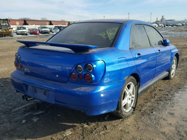 JF1GD29683G512824 - 2003 SUBARU IMPREZA WR BLUE photo 4