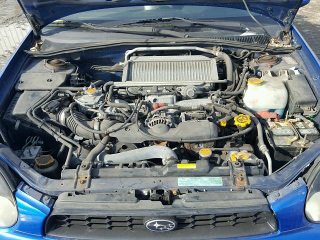 JF1GD29683G512824 - 2003 SUBARU IMPREZA WR BLUE photo 7