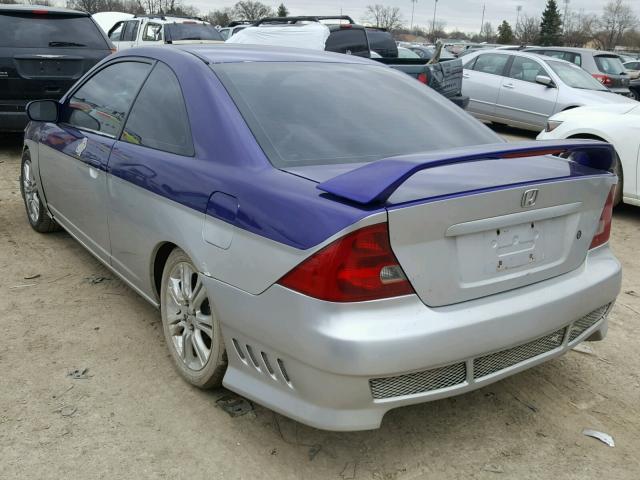 1HGEM22072L018839 - 2002 HONDA CIVIC EX TWO TONE photo 3