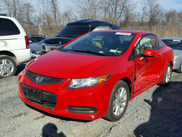 2HGFG3B86CH513197 - 2012 HONDA CIVIC EX Qırmızı foto 2