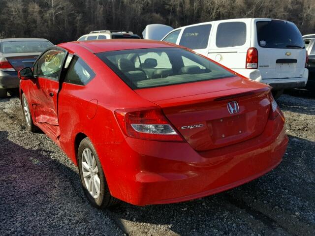 2HGFG3B86CH513197 - 2012 HONDA CIVIC EX Qırmızı foto 3