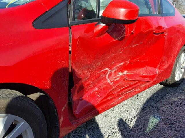 2HGFG3B86CH513197 - 2012 HONDA CIVIC EX Qırmızı foto 9