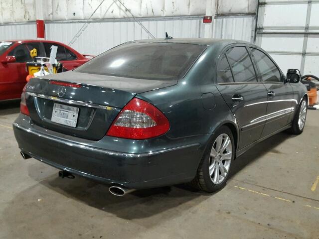 WDBUF56XX7B037989 - 2007 MERCEDES-BENZ E 350 GREEN photo 4