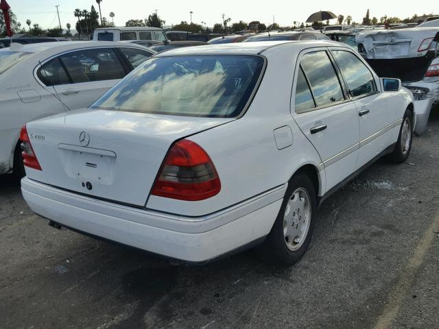 WDBHA28E4VF553992 - 1997 MERCEDES-BENZ C 280 WHITE photo 4