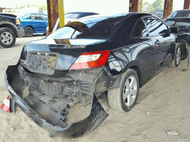 2HGFG12918H505707 - 2008 HONDA CIVIC EXL 黑色 照片 4