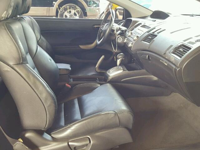 2HGFG12918H505707 - 2008 HONDA CIVIC EXL 黑色 照片 5