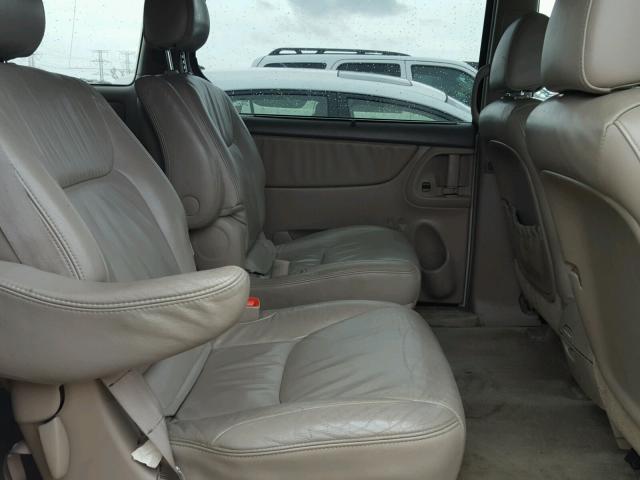 5TDZA22C66S414364 - 2006 TOYOTA SIENNA XLE WHITE photo 6