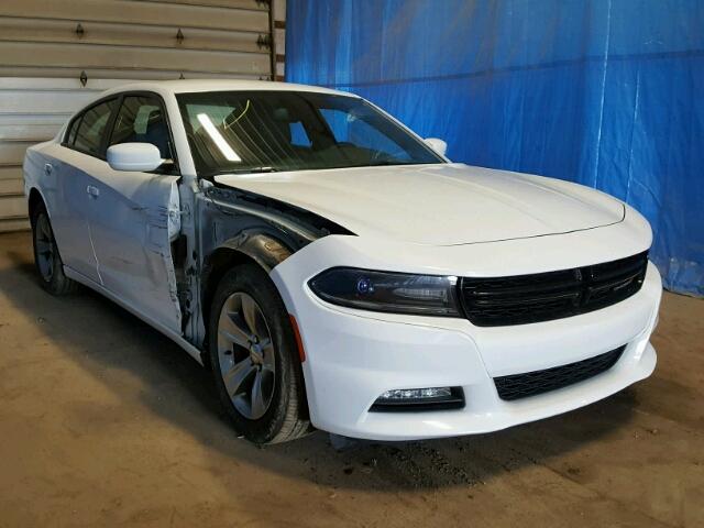 2C3CDXHG6GH317822 - 2016 DODGE CHARGER SX WHITE photo 1