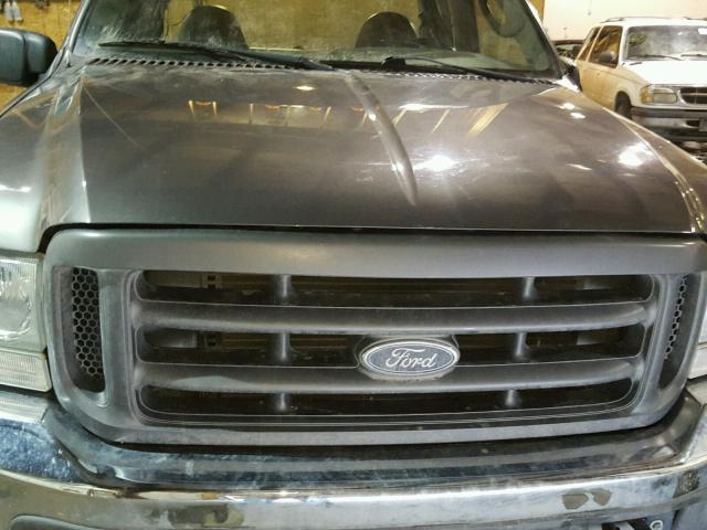 1FTNX21L14EC26742 - 2004 FORD F250 SUPER GRAY photo 7