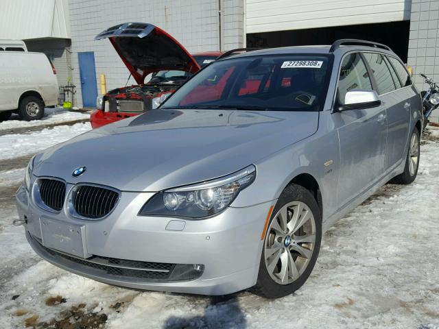 WBAPT7C55AC237859 - 2010 BMW 535 XI SILVER photo 2