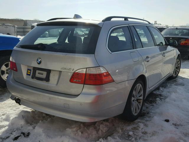 WBAPT7C55AC237859 - 2010 BMW 535 XI SILVER photo 4