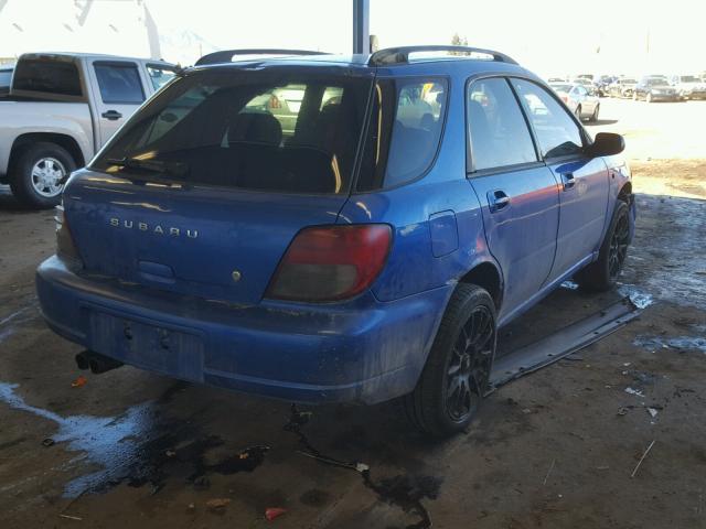 JF1GG29672G835719 - 2002 SUBARU IMPREZA WR BLUE photo 4