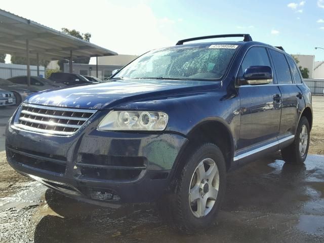 WVGBG77L05D012593 - 2005 VOLKSWAGEN TOUAREG 3. BLUE photo 2