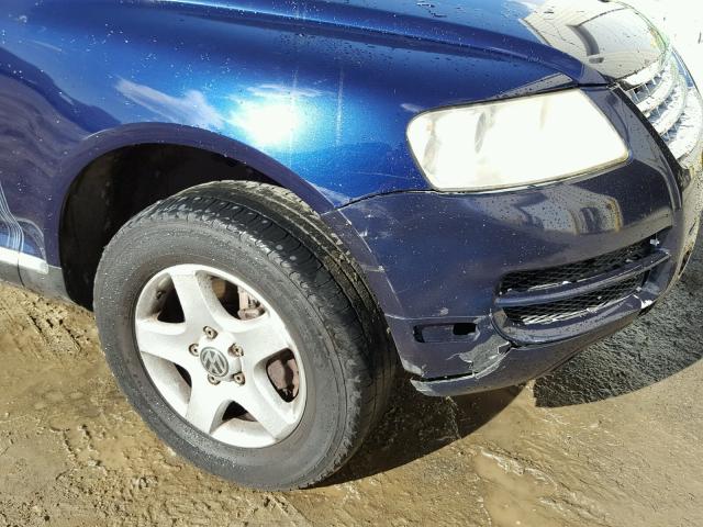 WVGBG77L05D012593 - 2005 VOLKSWAGEN TOUAREG 3. BLUE photo 9