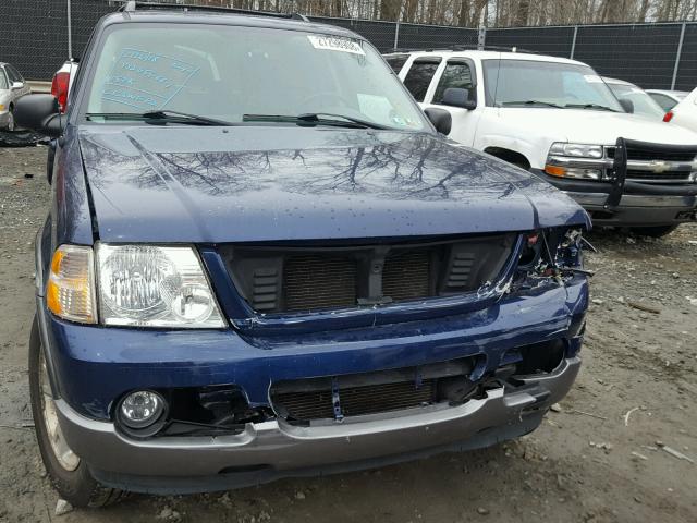 1FMZU73E44UB88723 - 2004 FORD EXPLORER X BLUE photo 9