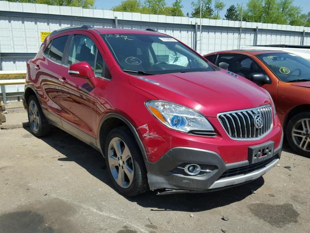 KL4CJGSB1EB683415 - 2014 BUICK ENCORE RED photo 1