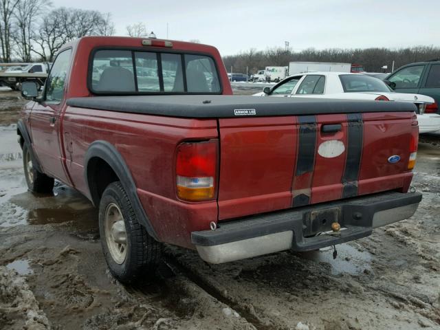 1FTCR10A6VPB05450 - 1997 FORD RANGER RED photo 3