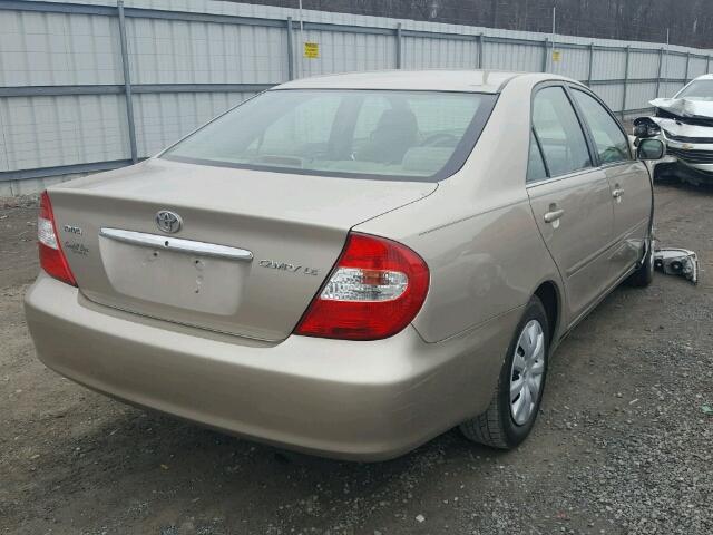 4T1BE32K84U918874 - 2004 TOYOTA CAMRY LE TAN photo 4