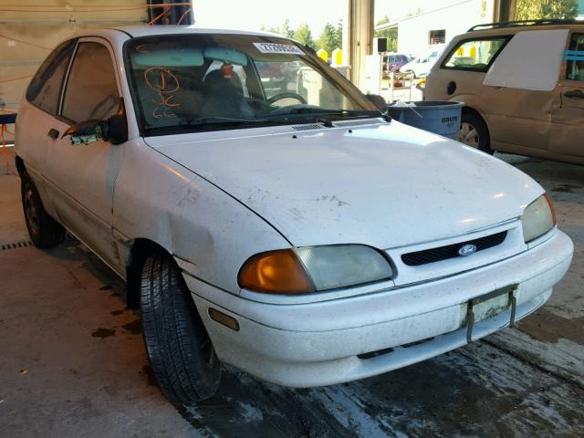 KNJLT05H2T6169485 - 1996 FORD ASPIRE WHITE photo 1