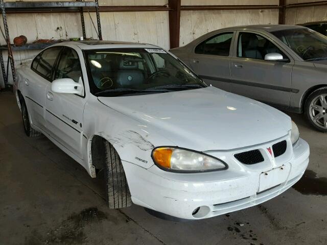 1G2NV52E11C238716 - 2001 PONTIAC GRAND AM G WHITE photo 1