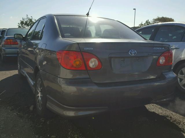 1NXBR32E04Z224968 - 2004 TOYOTA COROLLA CE GRAY photo 3