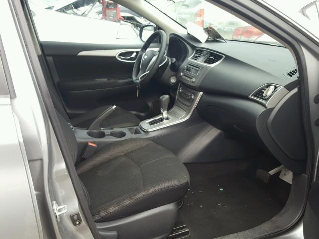 3N1AB7AP2DL759991 - 2013 NISSAN SENTRA S SILVER photo 5