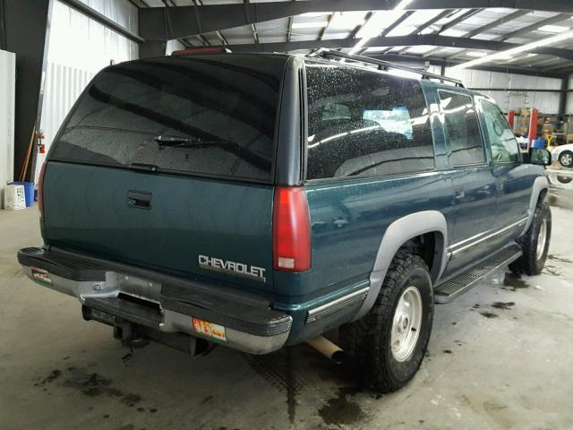 3GNGK26J8TG123492 - 1996 CHEVROLET SUBURBAN K GREEN photo 4