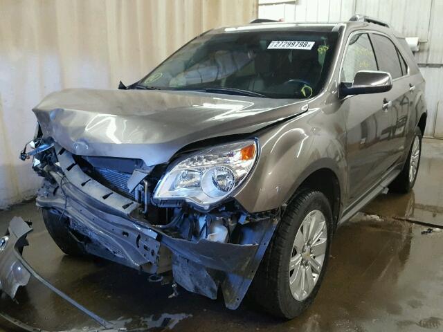 2CNFLNEW9A6257884 - 2010 CHEVROLET EQUINOX LT TAN photo 2