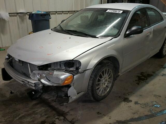 1C3EL46R54N140021 - 2004 CHRYSLER SEBRING LX SILVER photo 9