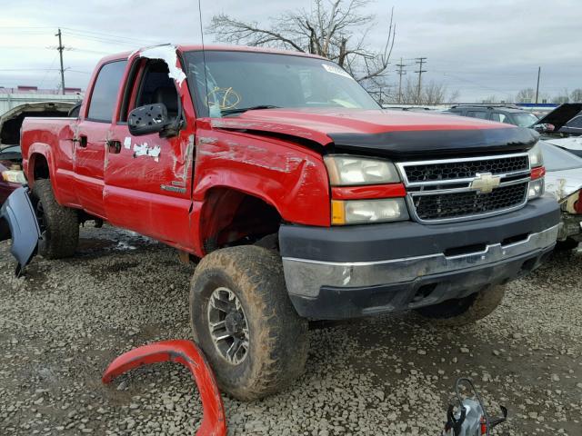 1GCHK23275F826192 - 2005 CHEVROLET SILVERADO RED photo 1