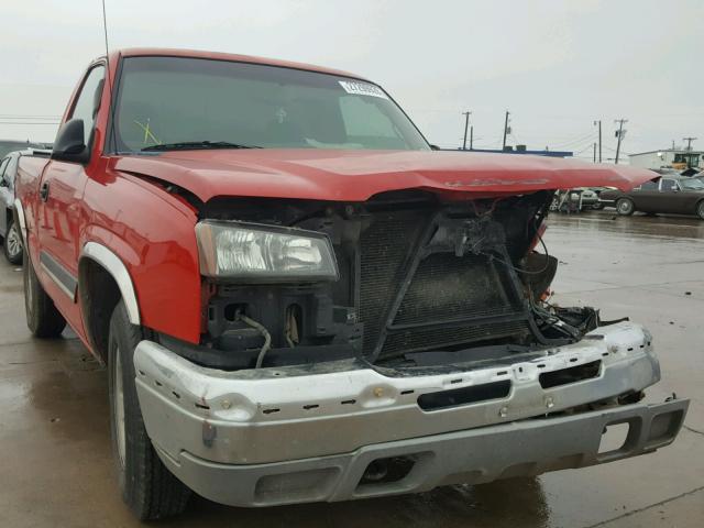 1GCEC14X63Z356656 - 2003 CHEVROLET SILVERADO RED photo 1