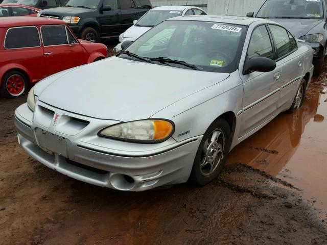 1G2NW52E74C249642 - 2004 PONTIAC GRAND AM G SILVER photo 2