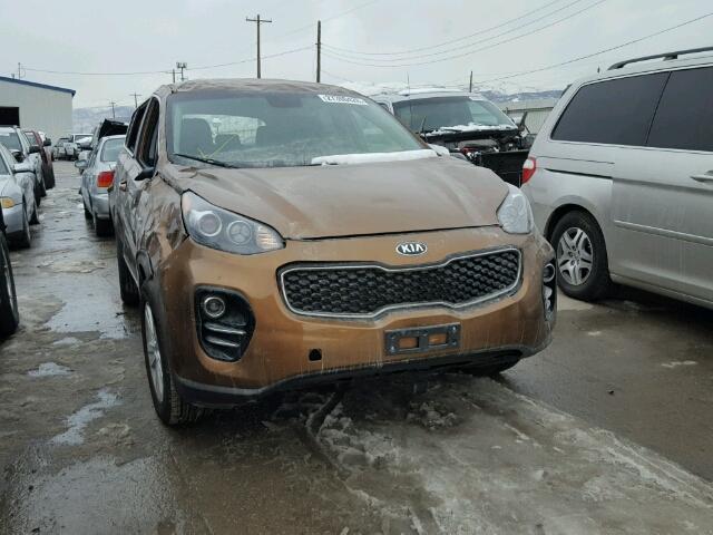 KNDPMCAC8J7334217 - 2018 KIA SPORTAGE L BROWN photo 1