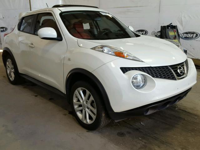 JN8AF5MR3ET350726 - 2014 NISSAN JUKE S WHITE photo 1